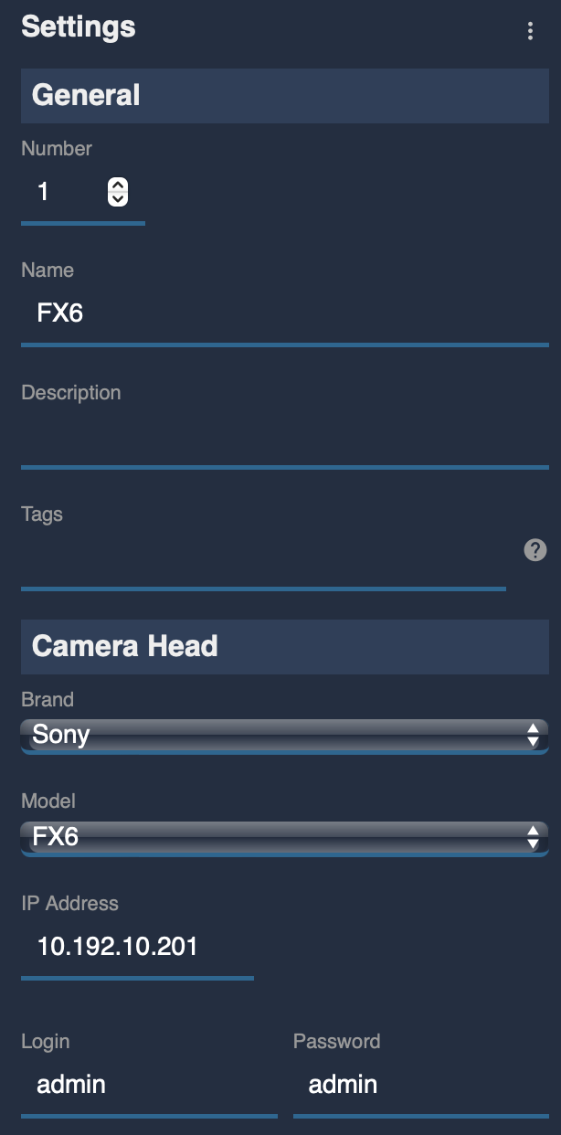 Sony FX6 Setup