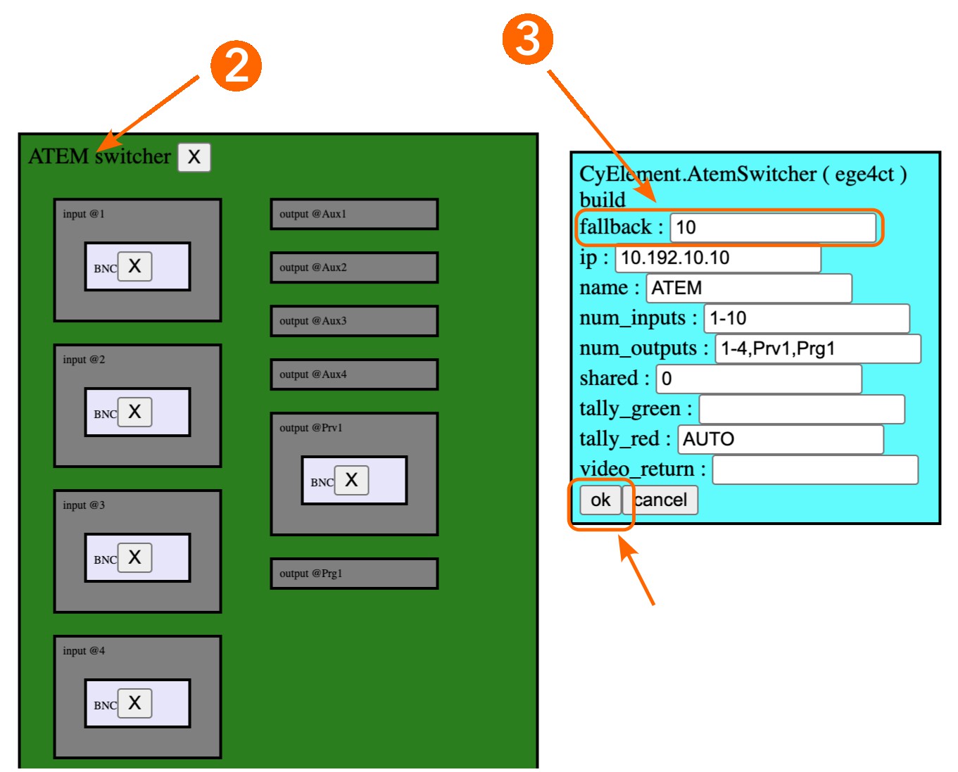 ATEM fallback development app