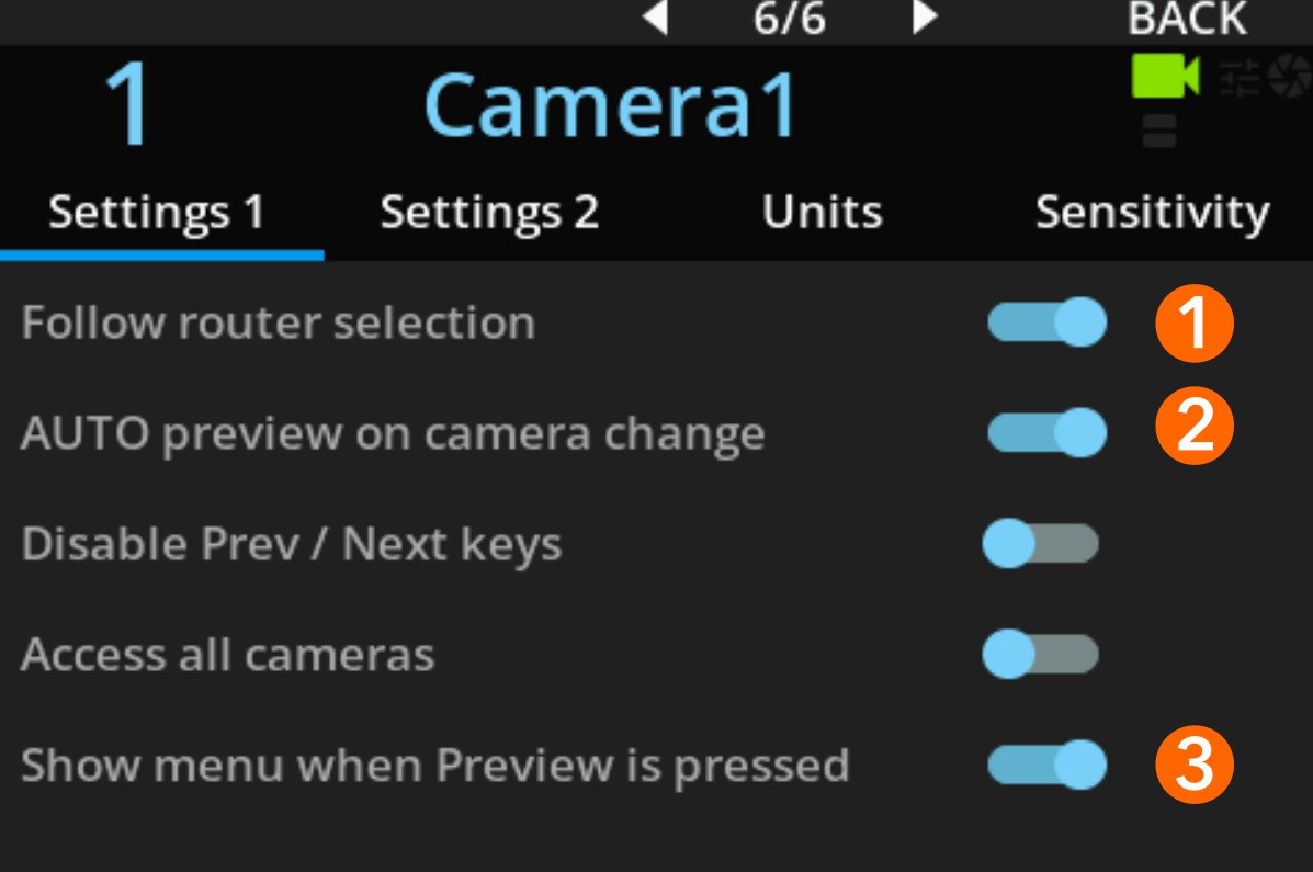 ATEM fallback RCP settings