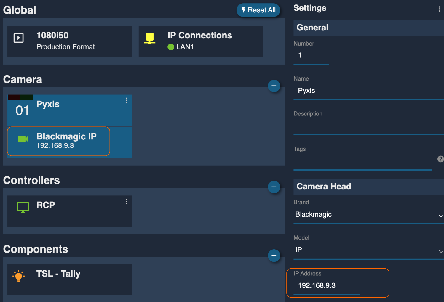 Haivision Add Camera