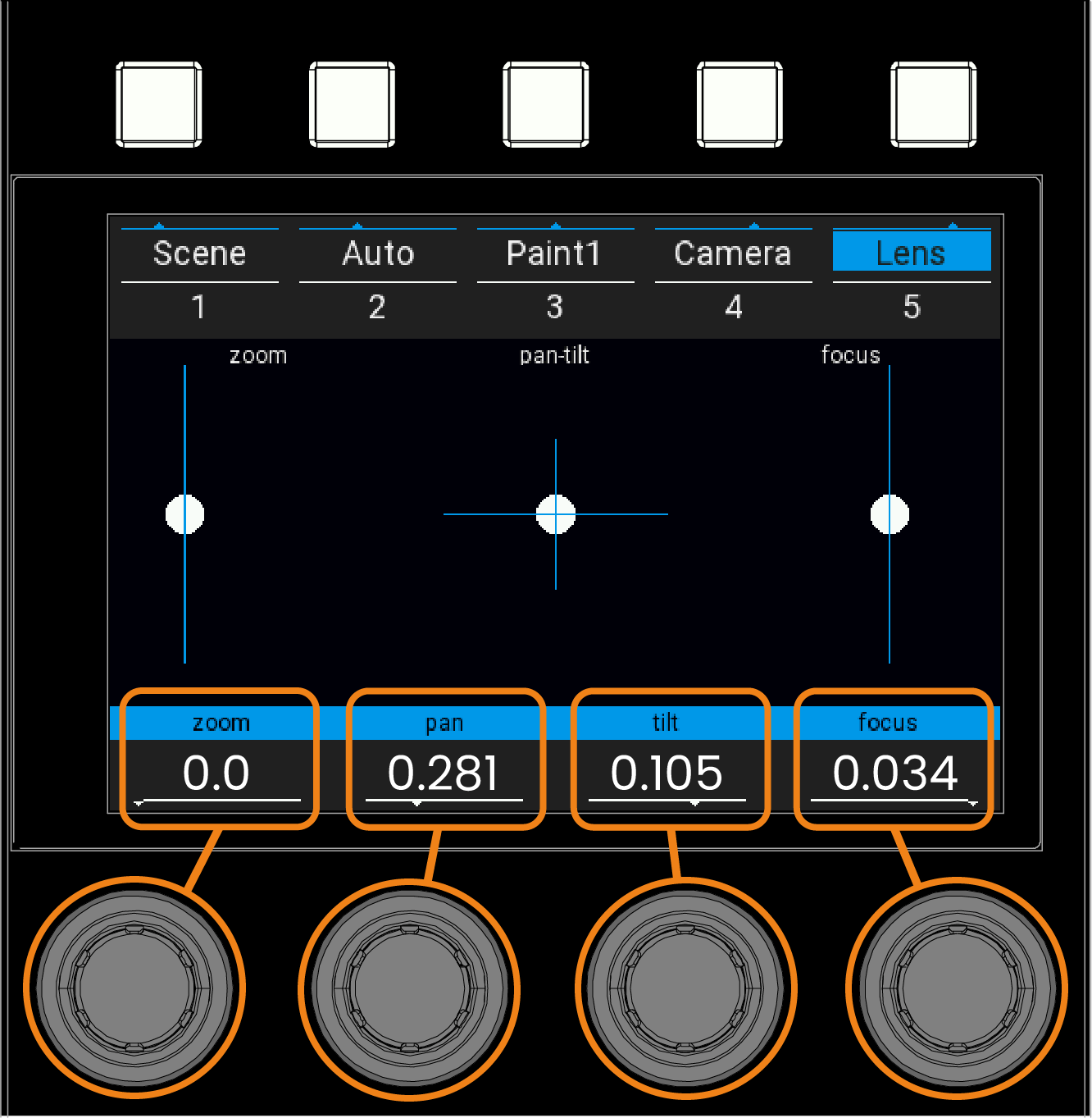 cyanview-support-RCP-manual-RCP-Screen-Lens-Menu-Position