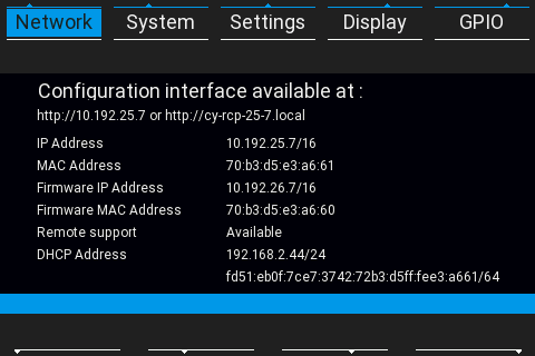 cyanview-support-RCP-manual-touchscreen-menu-network-info