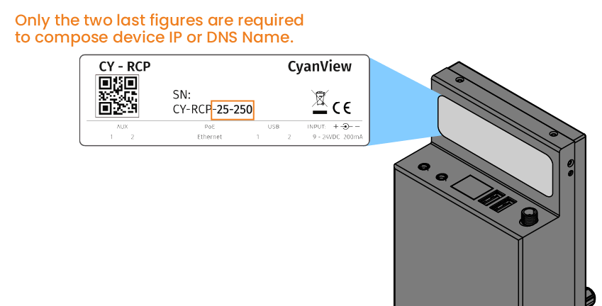 cyanview-support-faq-RCP-Serial-Number-sn